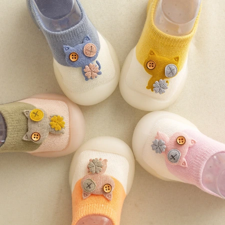 Spring and summer children's floor socks, baby walking socks, baby shoes and socks, thin cotton breathable, anti-slip, soft-soled, waterproof floor shoes Spring and summer children's floor socks, baby walking socks, baby shoes and socks, thin cotton breathable, anti-slip, soft-soled, waterproof floor shoes